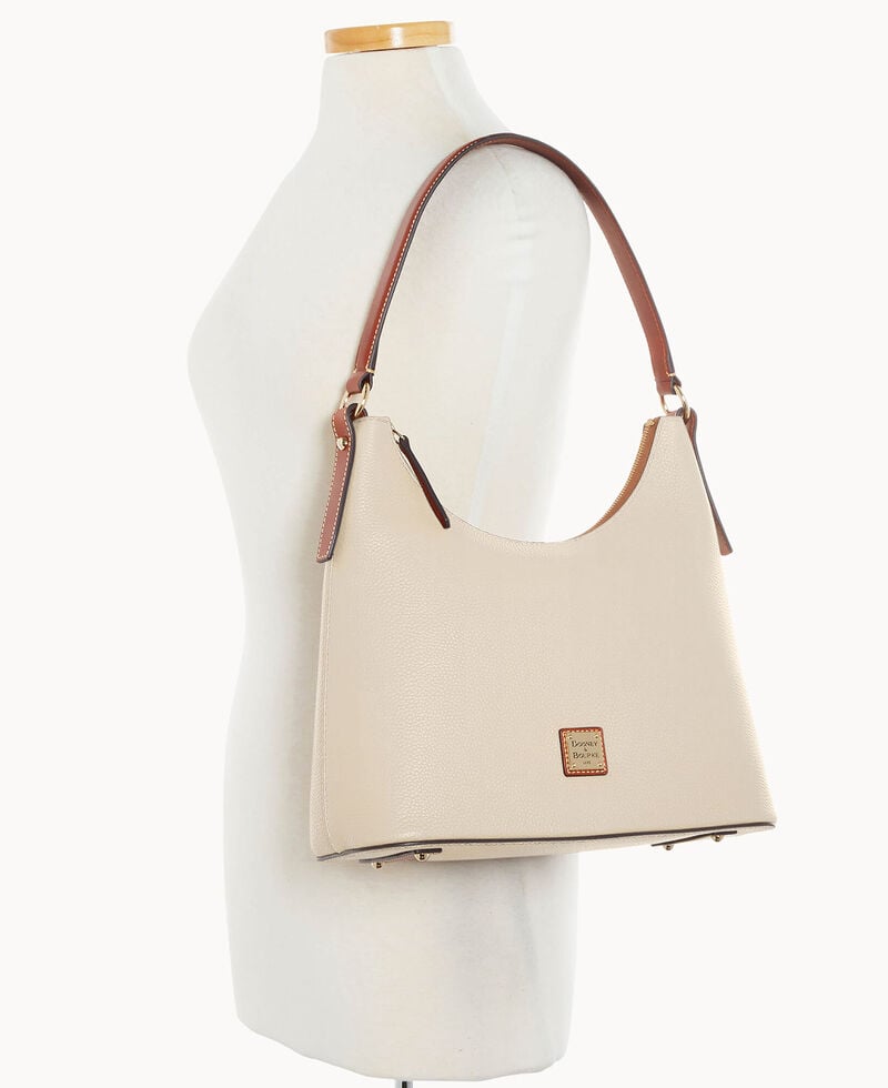 Dooney Pebble Grain Hobo Bone ID-yPQaL9tQ