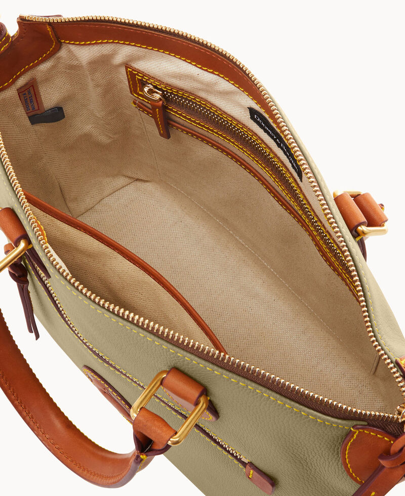 Dooney All Weather Leather 3.0 Domed Satchel 30 Green ID-zMAn2ZMr
